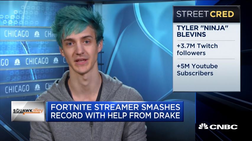 Ninja is making an excess of $500,000 per month playing Fortnite Battle Royale