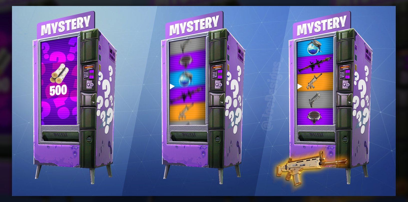 Fortnite Battle Royale Mystery Item from Vending Machine