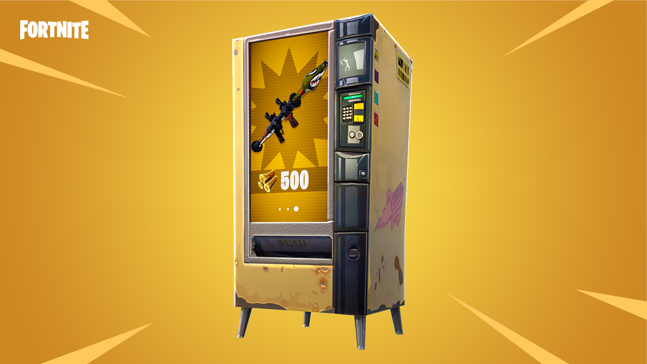 Vending machine fortnite batlle royale