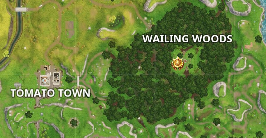 Fortnite Week7 Season 3 Challenge Wailing Woods