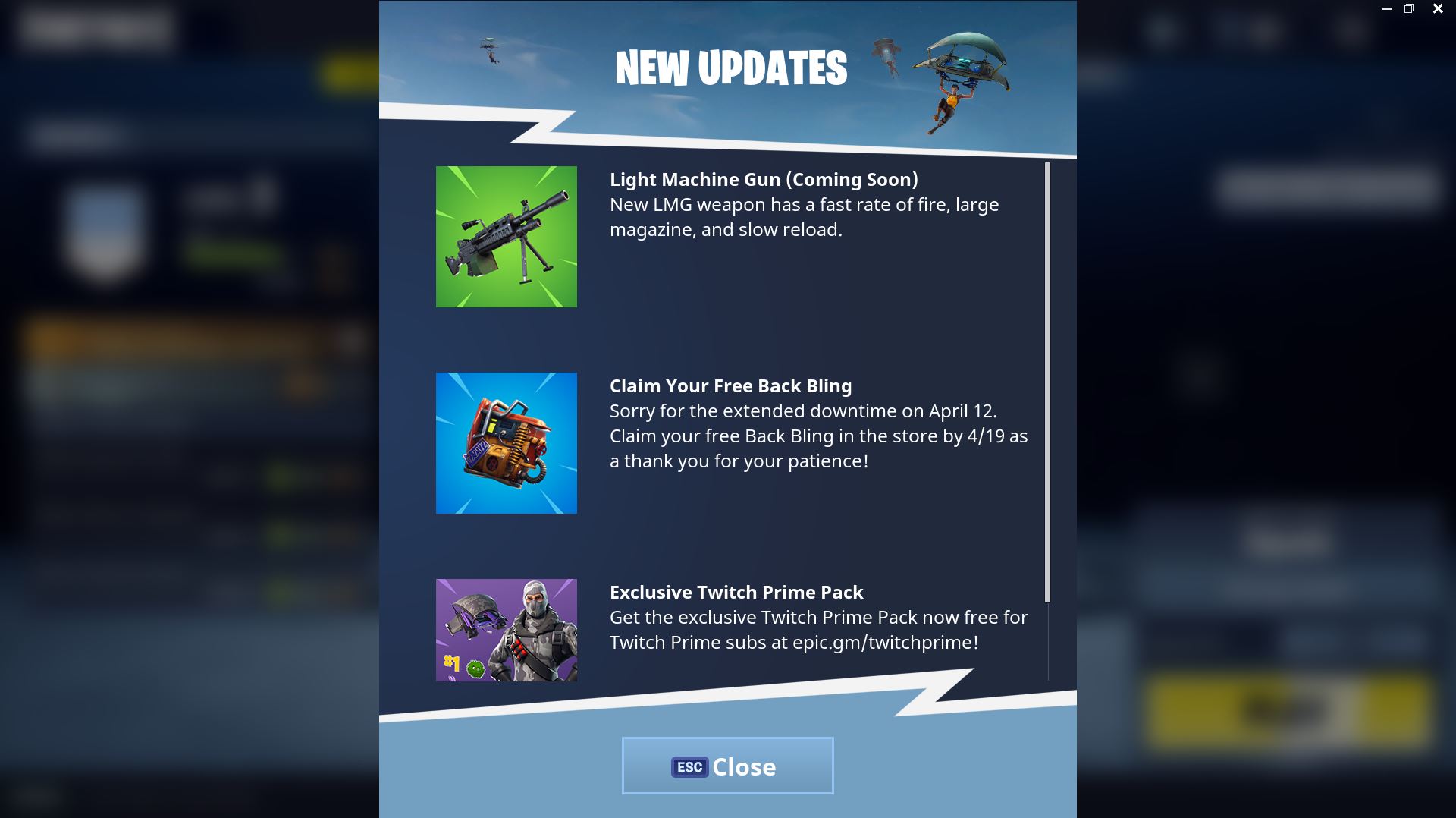 Light Machine Gun is Coming to Fortnite Battle Royale