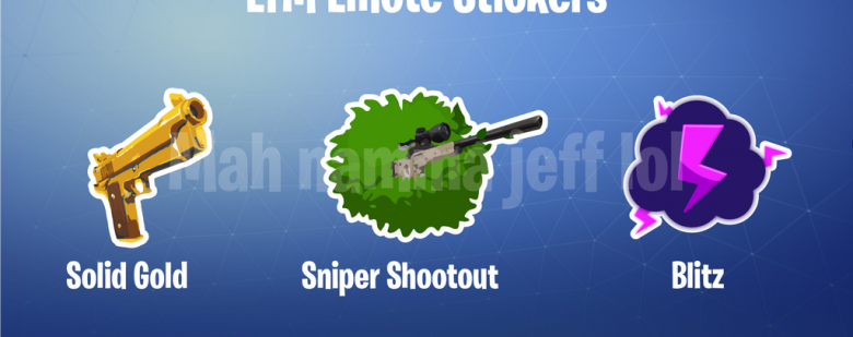 Limited Time Mode Stickers for Fortnite Battle Royale