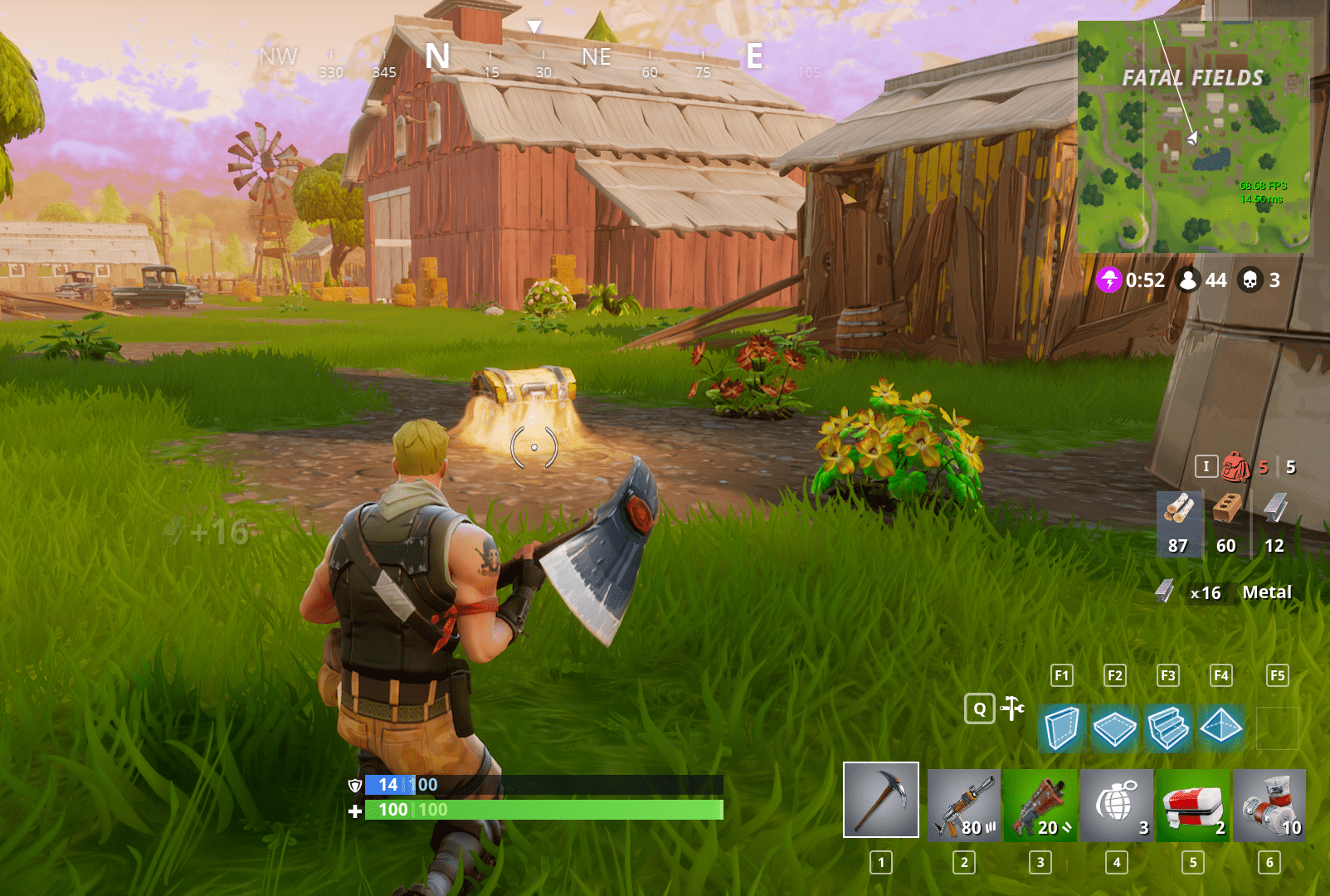 Fatal Fields Chest loaction