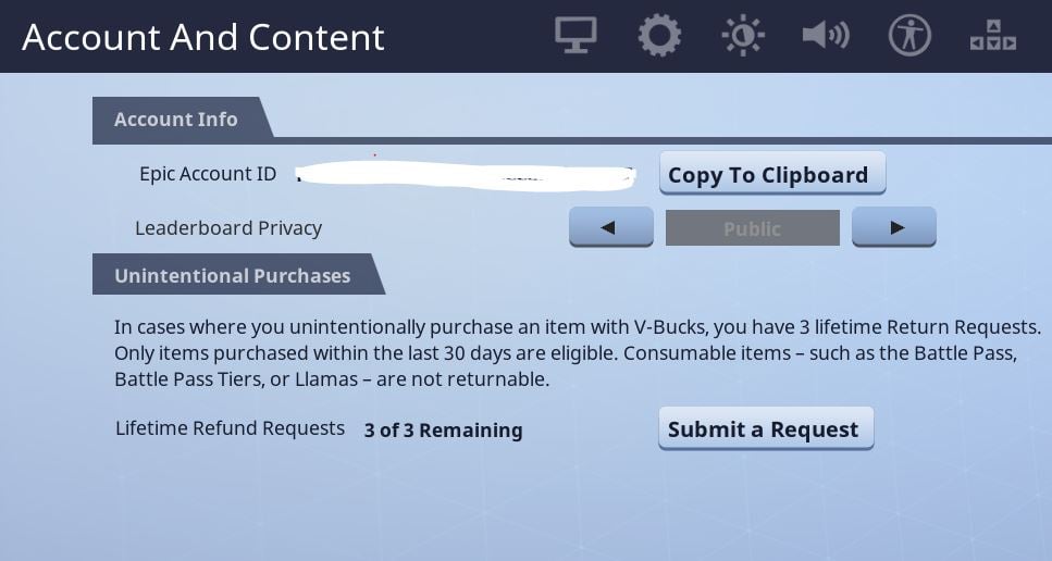 How to Refund Fortnite Skins/Cosmetics