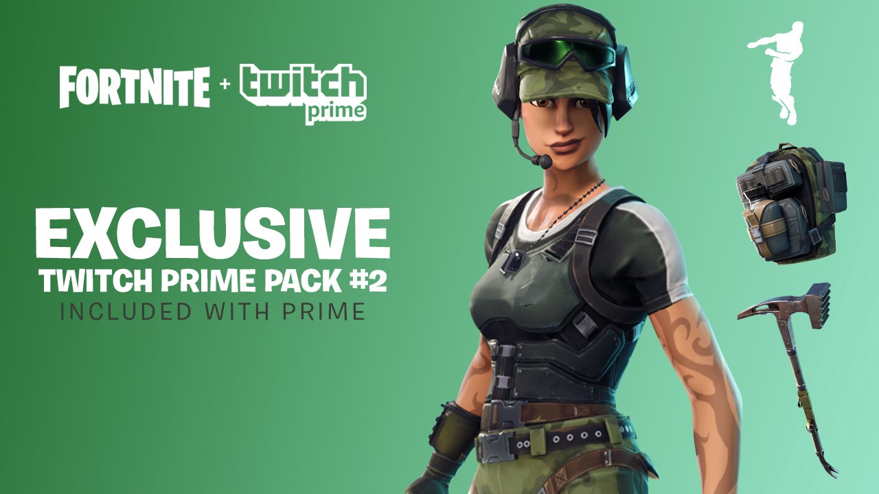 Fortnite Twitch Prime Pack 2