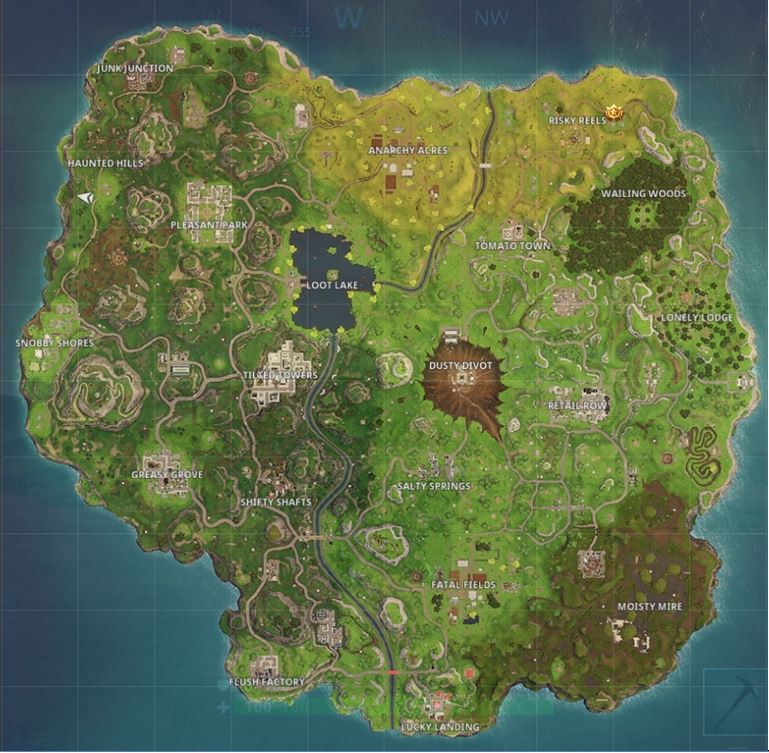 Search between a Scarecrow, Pink Hotrod, and a Big Screen Challenge Location