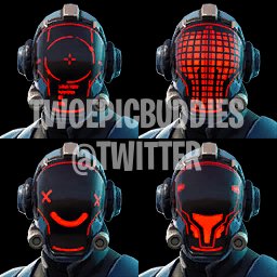 Blockbuster skin visitor customizable helmet