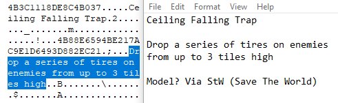 Ceiling Trap Description