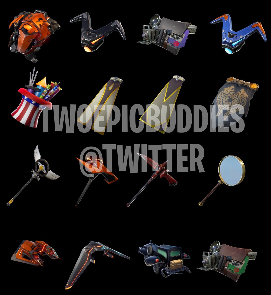 Leaked Gliders, BackBlings & Pickaxes Coming to Fortnite Battle Royale
