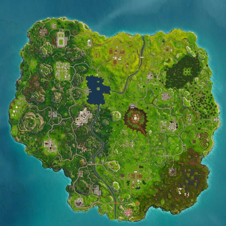 Fortnite Map Season 4 for V.4.5