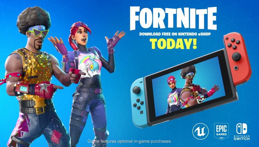 Fortnite for Nintendo Switch is Available Today!