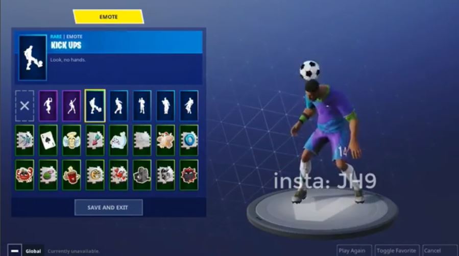 Footage of Leaked Emotes Found in the V4.4 Update