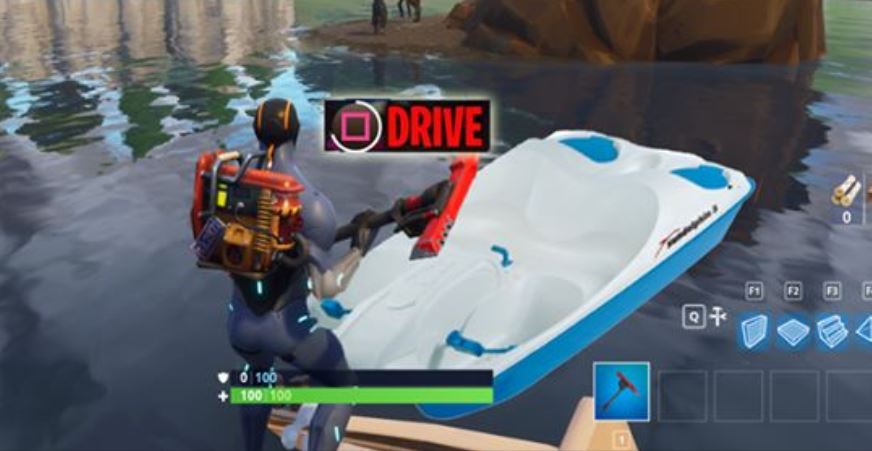 Loot Lake Paddle Board Concept Fortnite