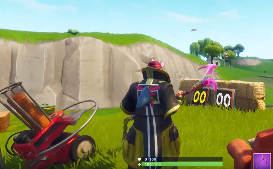 Clay pigeon Shooting in Fortnite