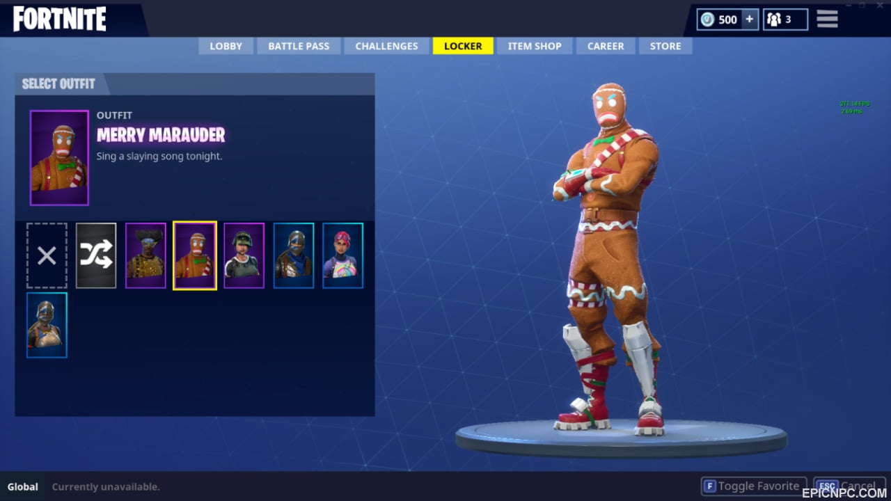 MERRY MARAUDER Item shop return