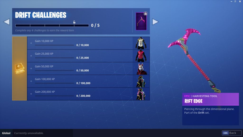 Drift Challenges Fortnite