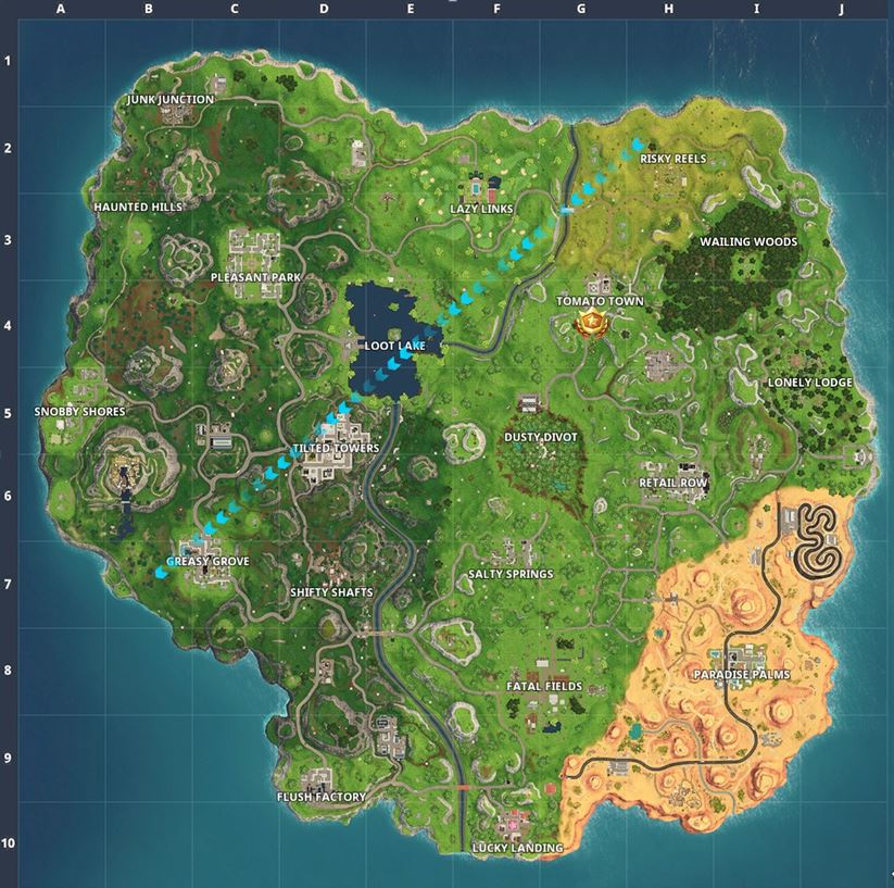 Treasure map found in Risky Location