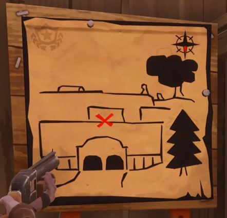 Treasure map in Risky