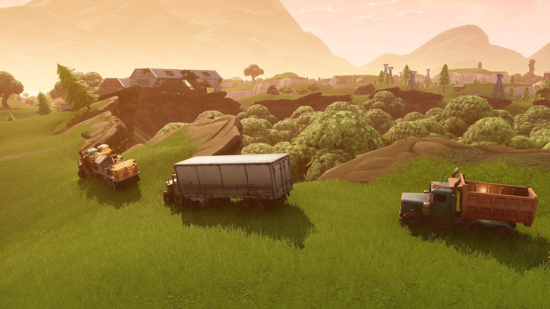 Dusty Divot Trucks in Fortnite