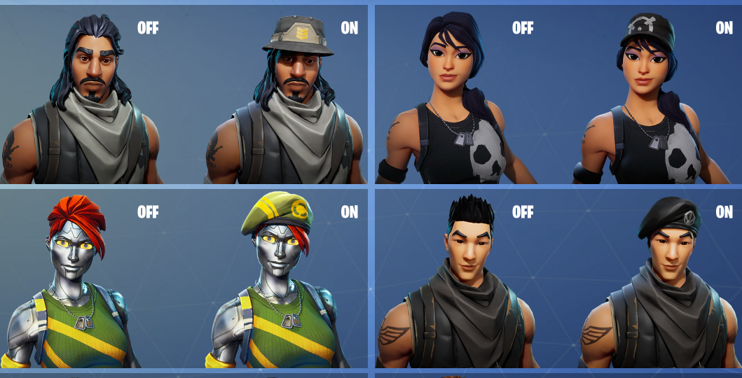 Editable Skins Concept in Fortnite