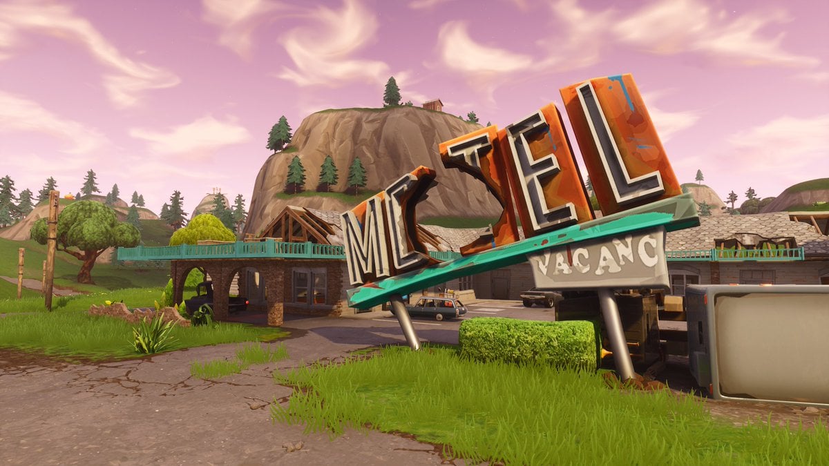 Fortnite Motel Sign