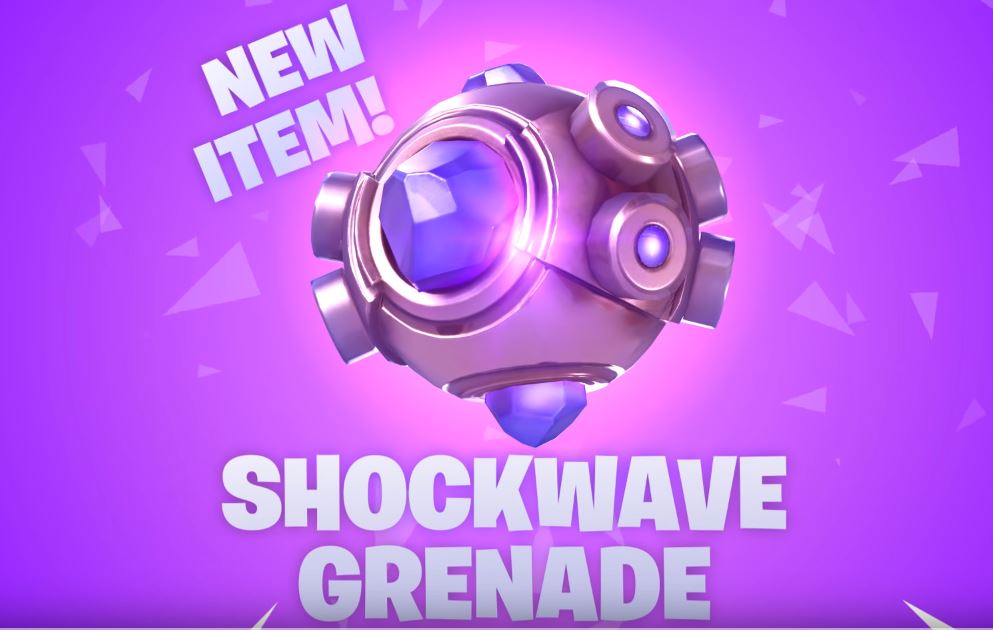 Fortnite Shockwave grenade v5.30 content update
