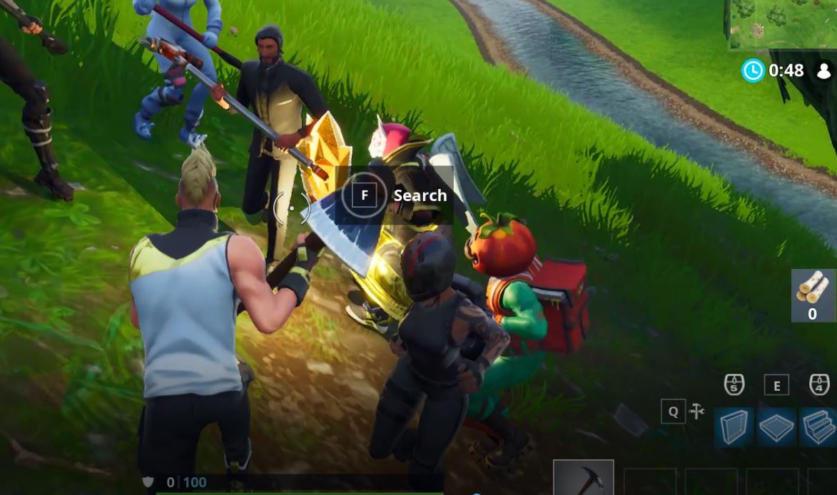 Fortnite follow the treasure map in dusty divot