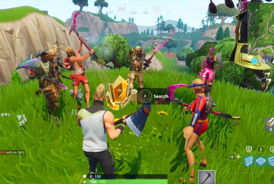 Search where the Stone Heads are Looking Fortnite Challenge