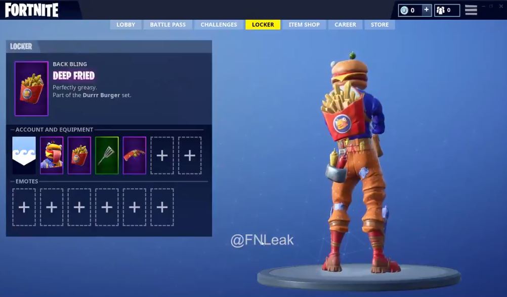 v5.2 fortnite skins cosmetics backlings in game