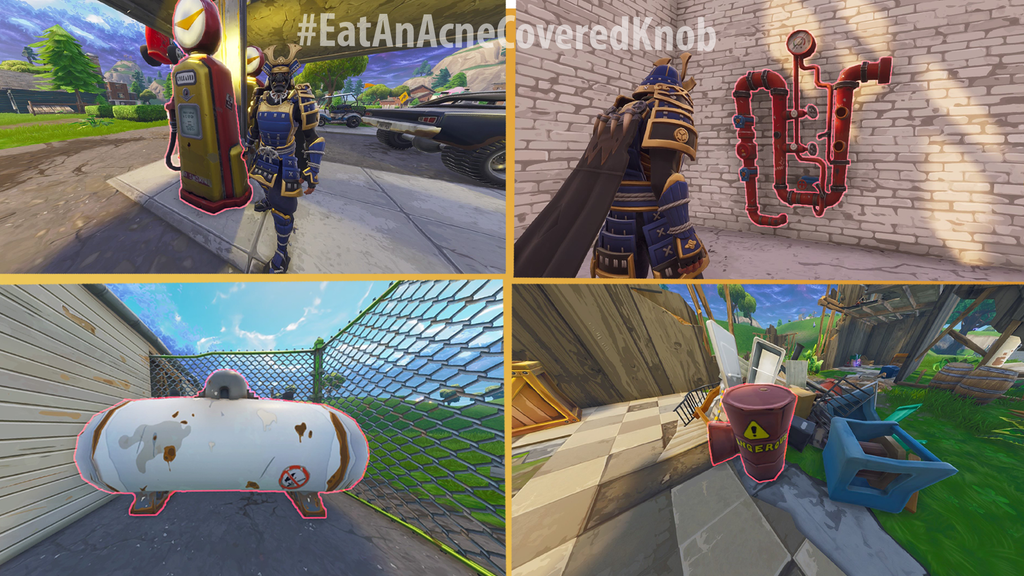 Explosive environment in Fortnite