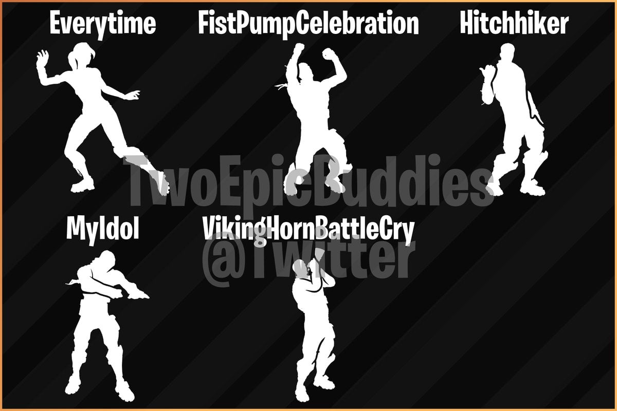 Fortnite leaked emotes v5.4