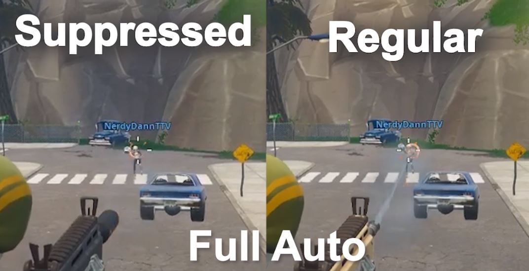 Suppressed ar vs scar fortnite battle royale