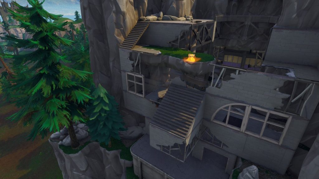 Villain Lair Crumbling Fortnite Map
