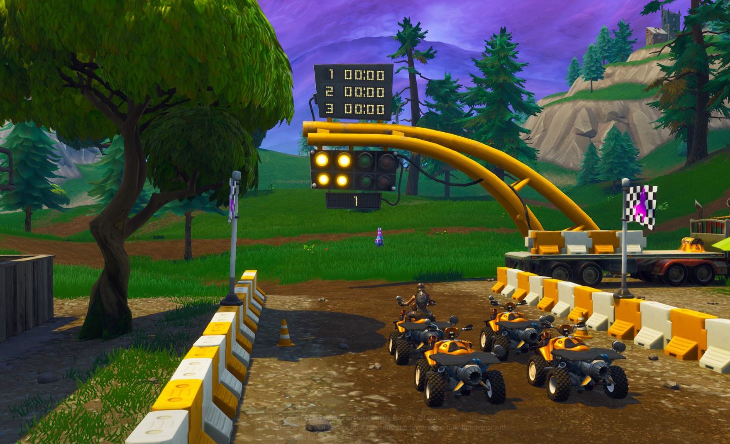 Fortnite quadcrasher new dirt racetrack
