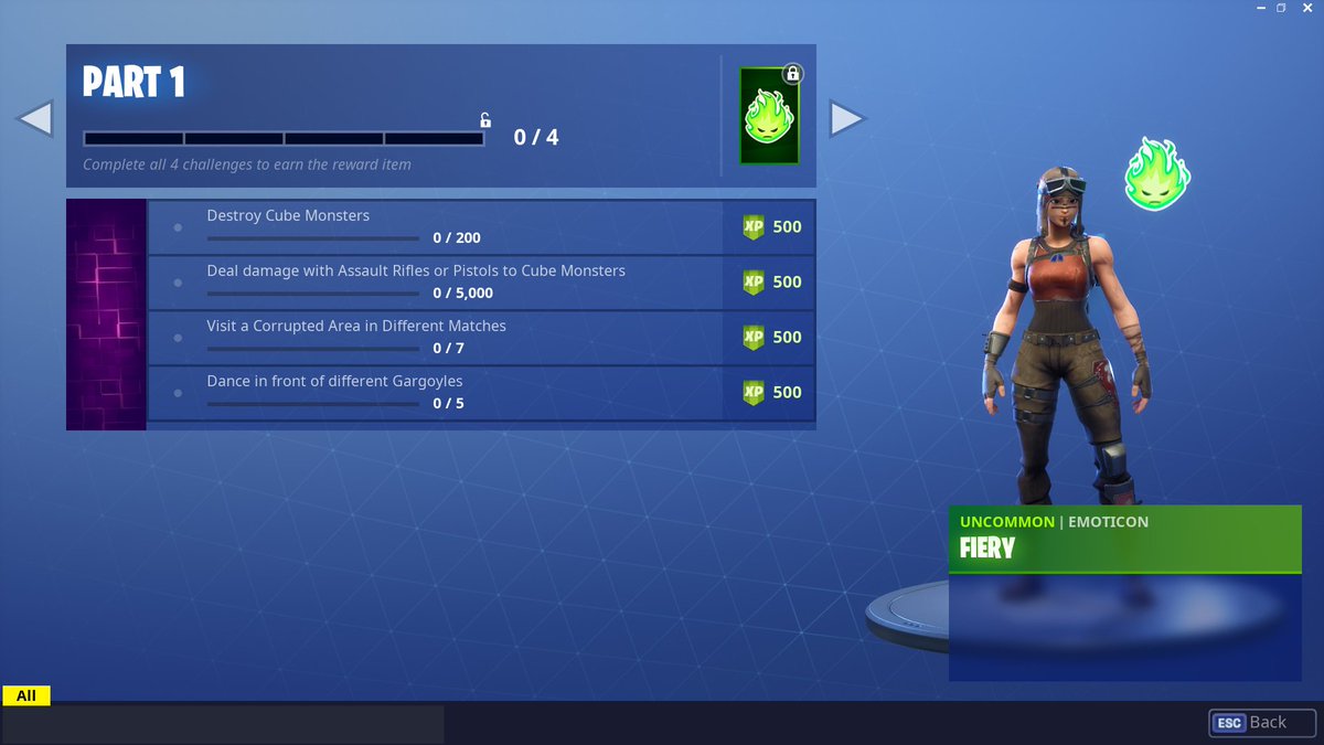 Fortnitemares challenges part 1