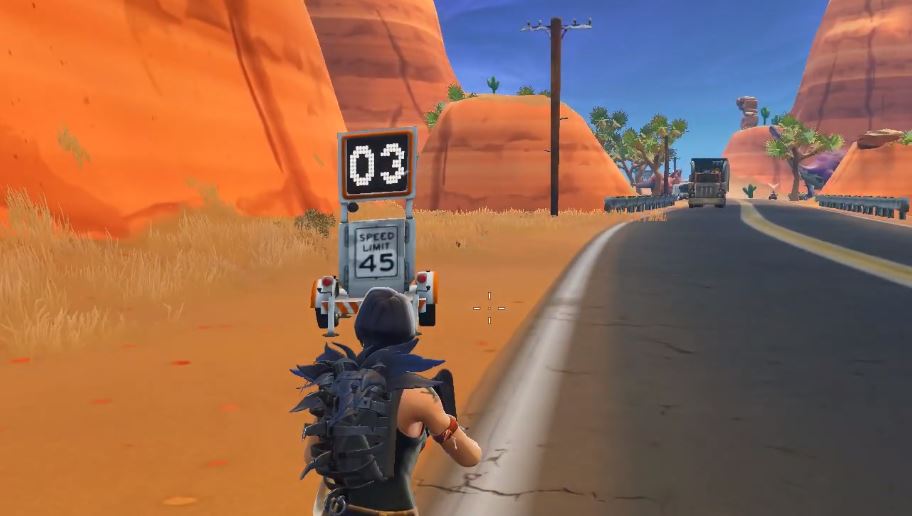 Season 6 Week 5 Challenges Record a speed of 25 or more in front of different Radar Signs