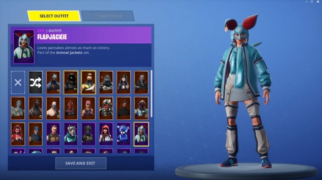 FlapJackier Fortnite Skin In game