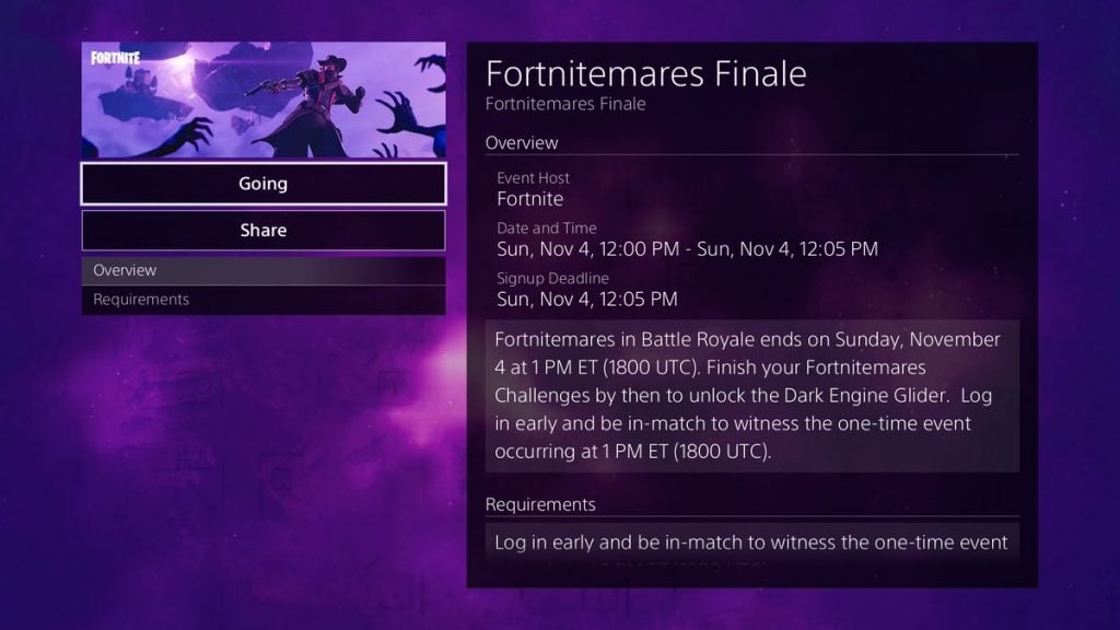 Fortnitemares finale