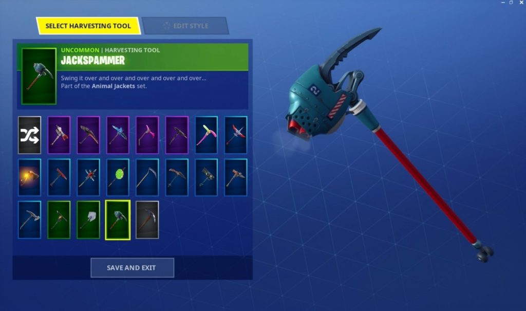 Jackspammer Fortnite Pickaxe