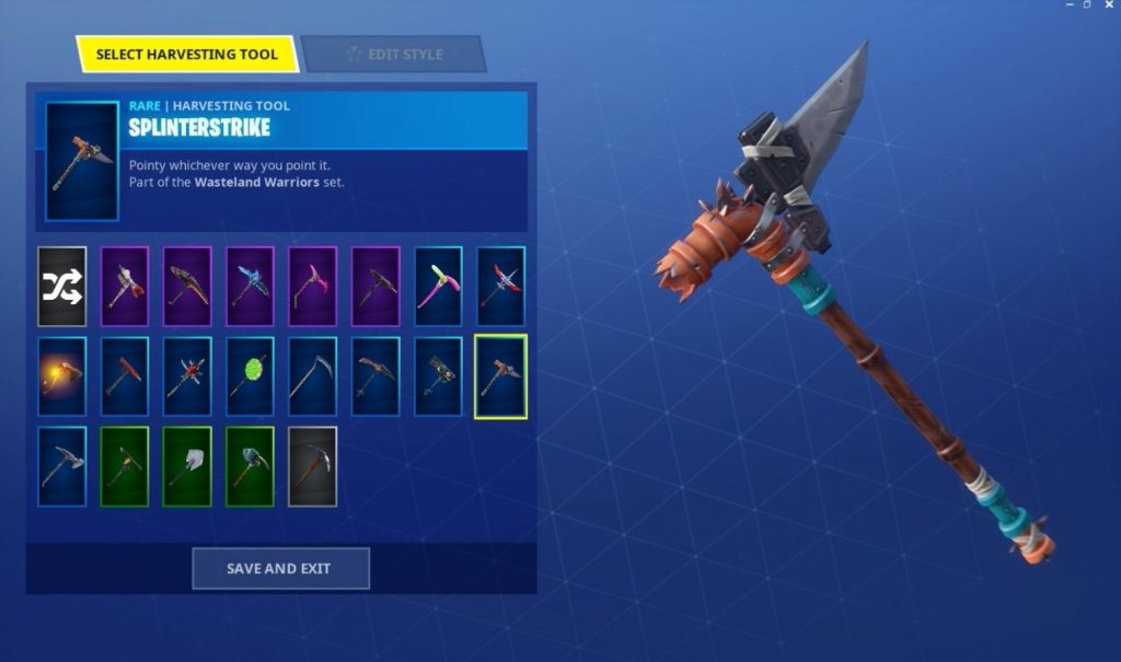 Splinterstrike Fortnite Pickaxe