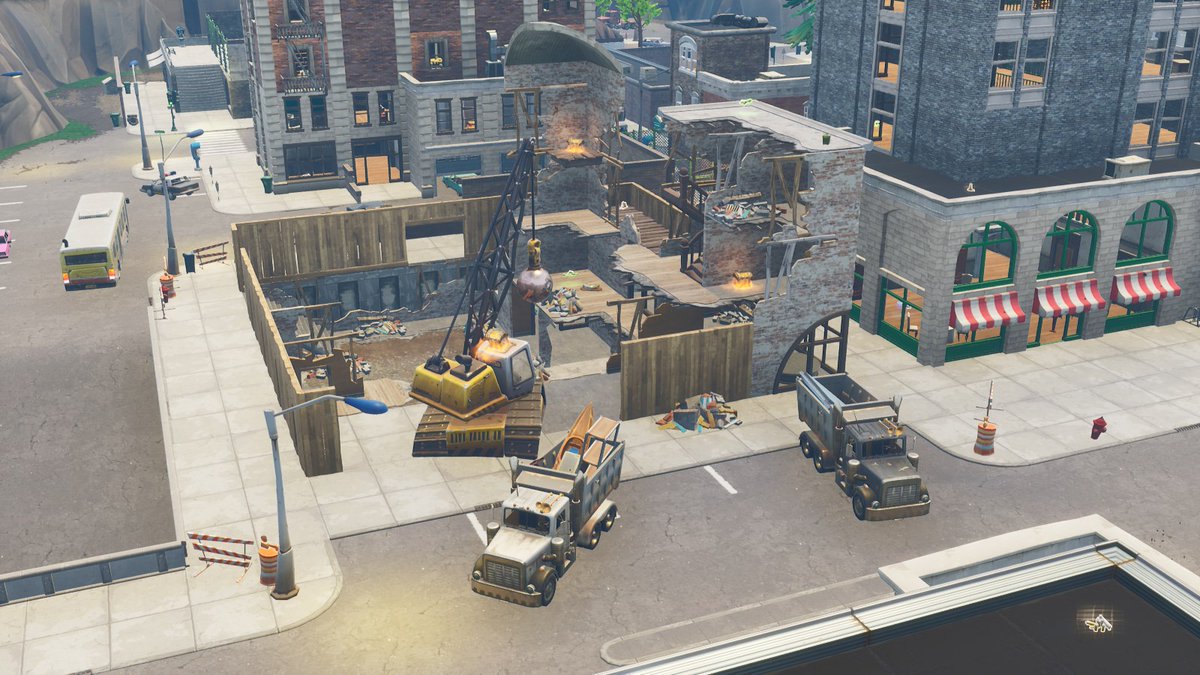 Titled Towers reconstruction