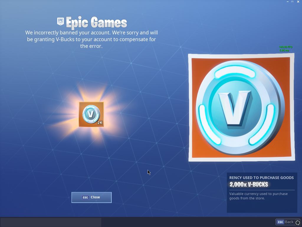 banned players get 2000 vbucks