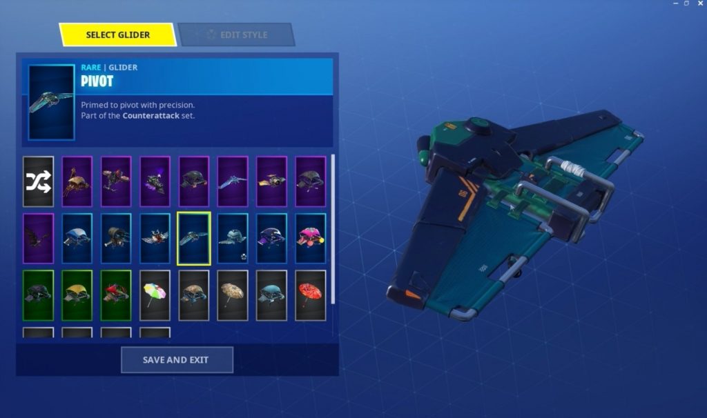pivot glider fortnite
