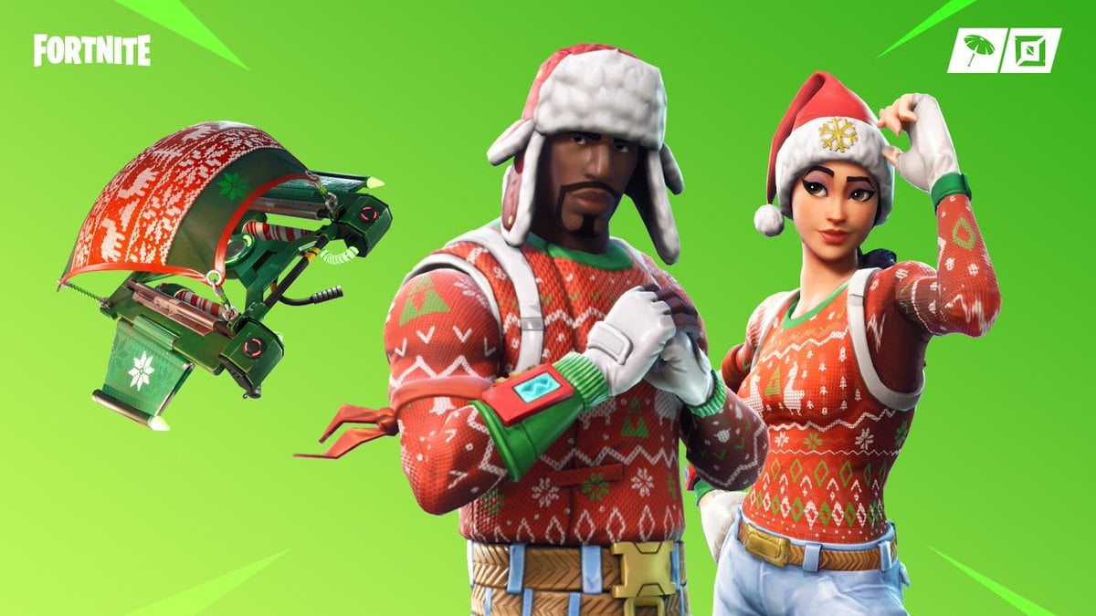 Fortnite Chirstmas Themed Skins Available in the item shop
