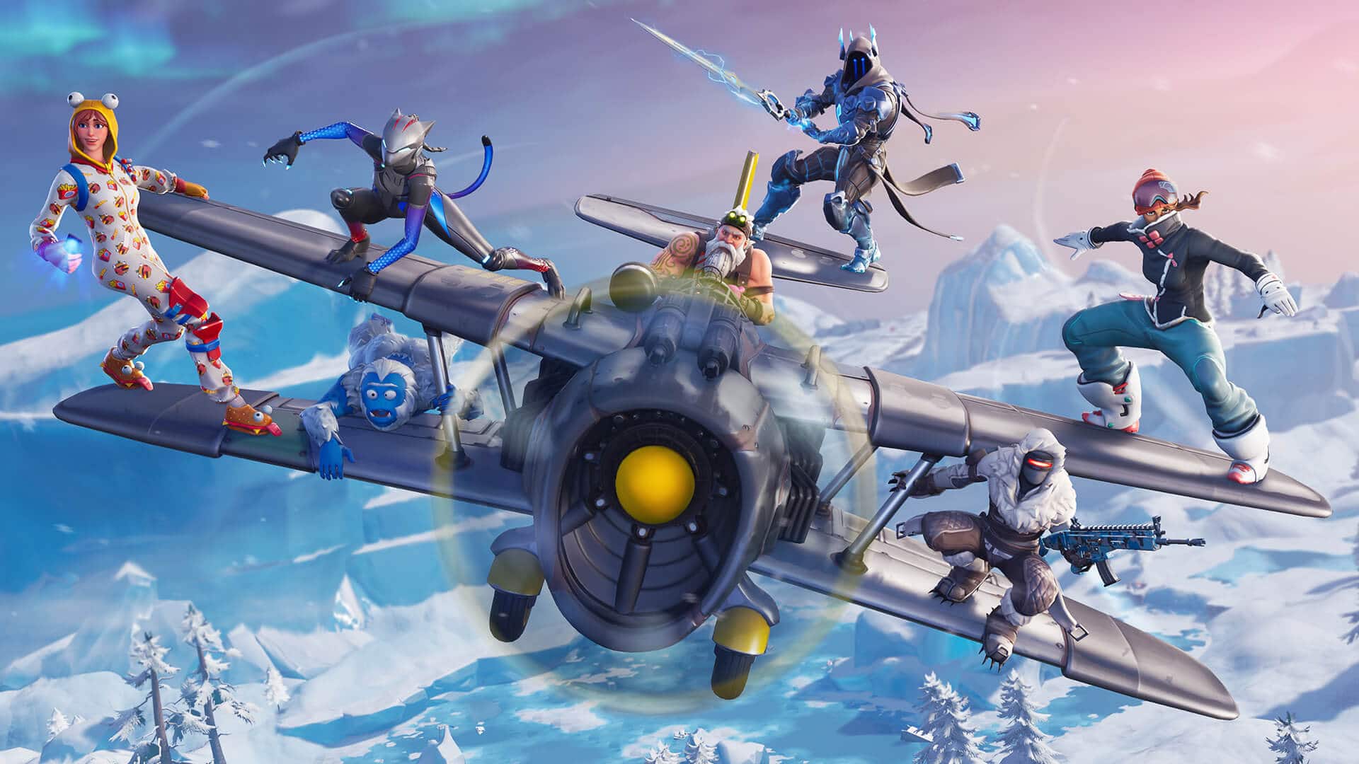 Fortnite Season 7 Loading Screen Plane