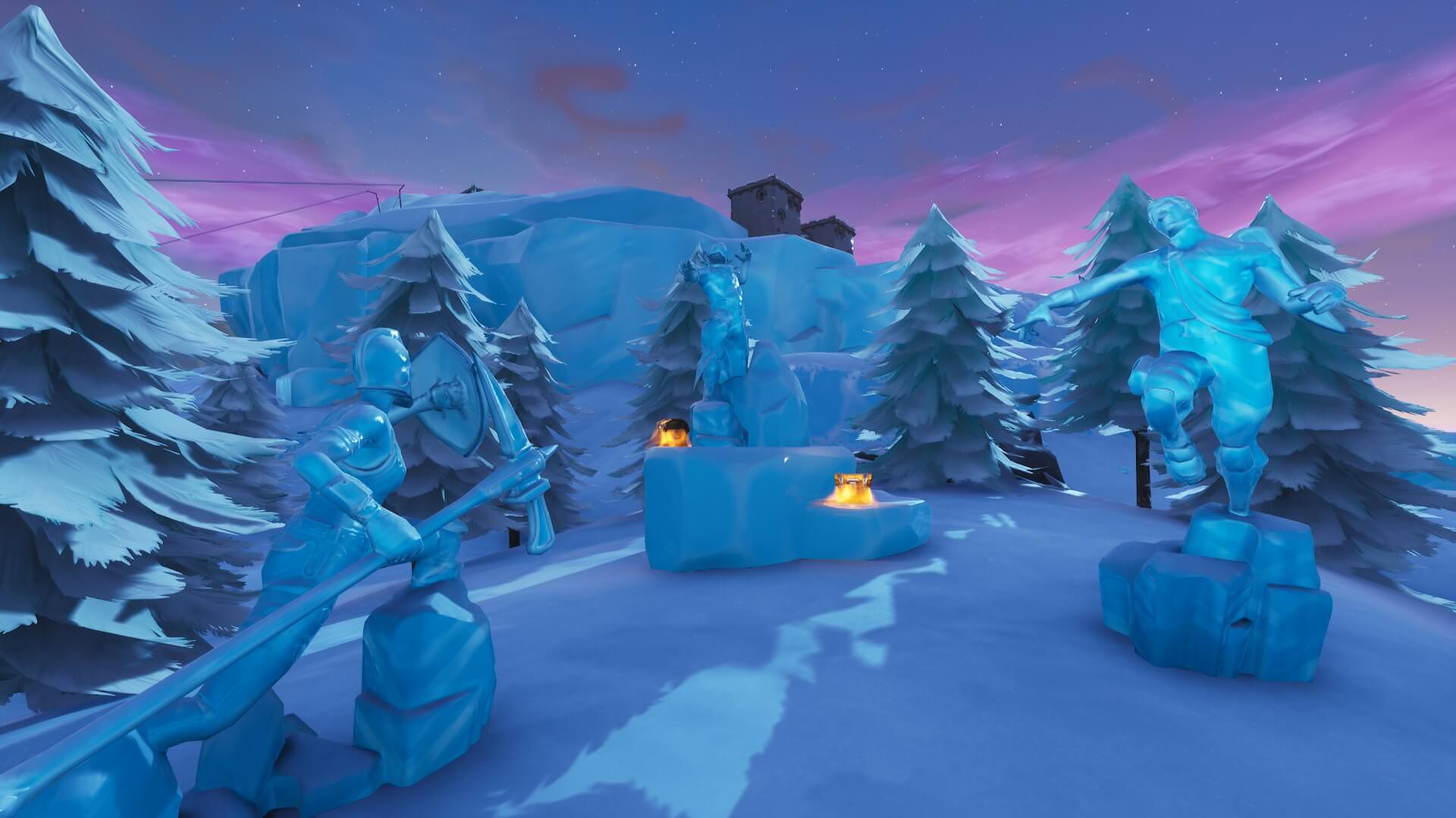 Red Knight Lover Ranger Raven Ice Sculptures