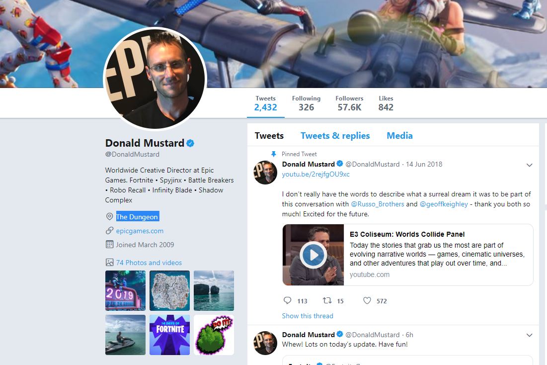 Donald Mustard Twitter Profile