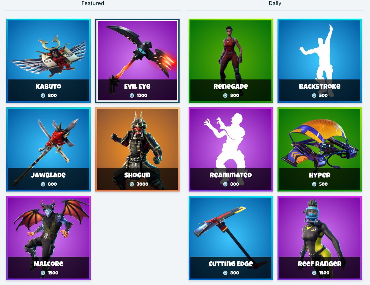 Fortnite Item Shop 28th January