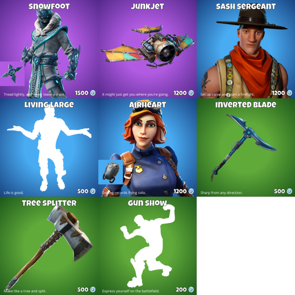 Fortnite Item Shop 4th January - All Fortnite skins and cosmetics