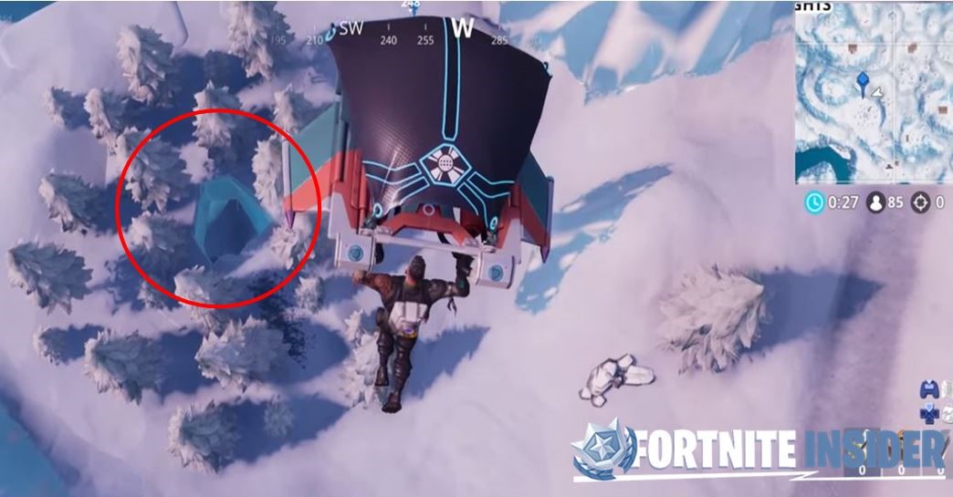 Fortnite Snowfall Battle Star Location Week 5
